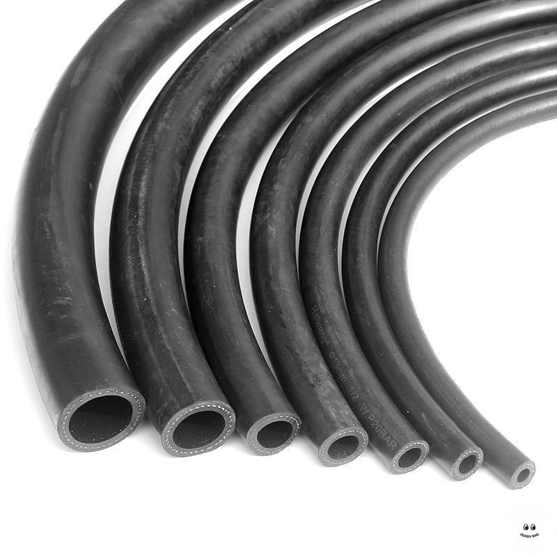 🔥🔥PVC銅絲軟管 汽車軟膠管 黑色光面橡膠管高壓水管耐熱耐高溫耐油管空氣防爆軟管水管膠皮管