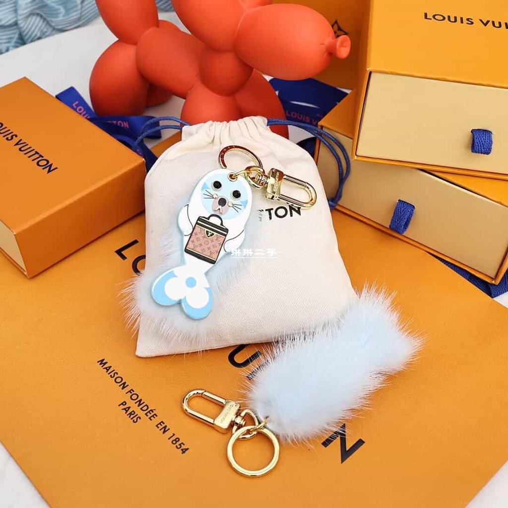 二手Louis Vuitton LV Seal 包飾與鑰匙扣 M00550