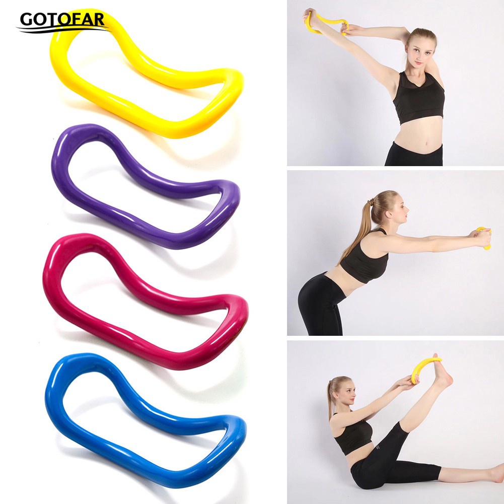 Yoga Circle Stretch Resistance Ring Pilates Bodybuilding Fit