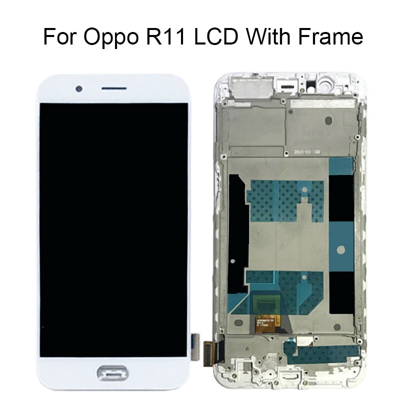 ♭適用於Oppo R11 液晶屏內屏外屏總成一體帶框◈