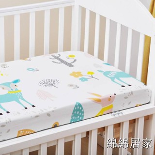 臺灣出貨↑120*60/130*70全棉嬰兒床包 純棉床笠 床單寶寶母嬰用品ins兒童卡通床套床罩 包郵uiwe465