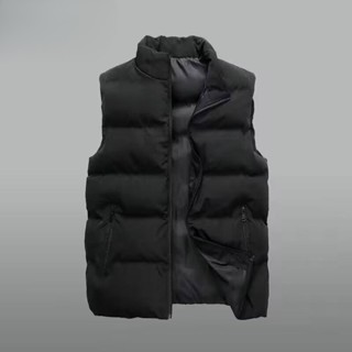 臺灣出貨 保暖背心 羽絨棉馬甲 韓版背心 休閒背心 男生背心馬甲外套 秋冬季新款立領男羽絨棉馬甲背心男士休閒潮流坎肩外套