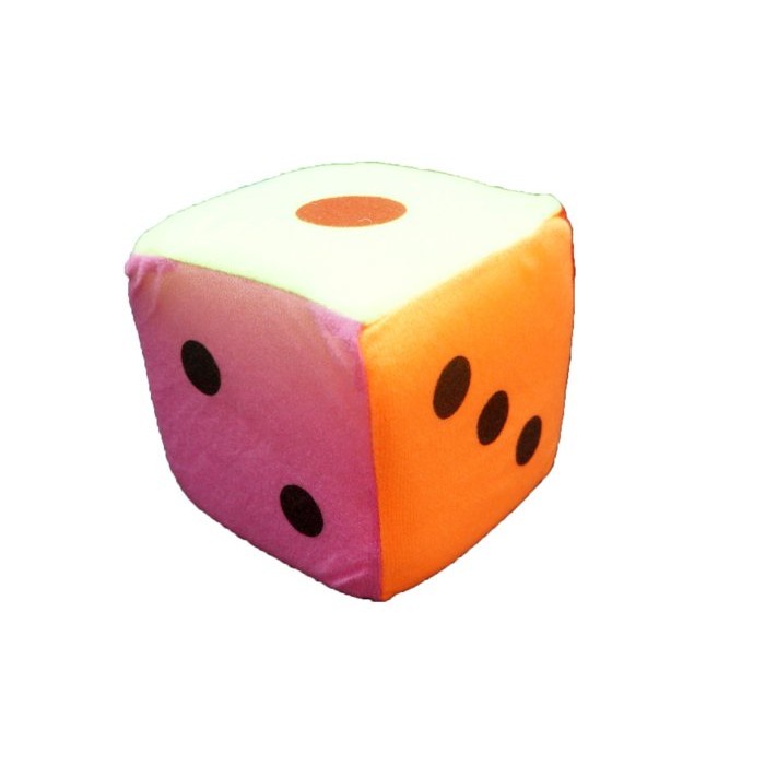 布骰子 海綿骰子 有鈴鐺 數字遊戲 團康遊戲 大尺寸 15公分【CF61316】