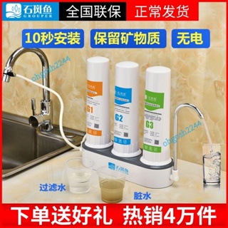 家用淨水器 廚房水龍頭家用 直飲自來水前置過濾器 廚下淨水器過濾器 臺式環保型濾水器 直飲濾水器 臺式陶瓷芯 緩解水垢