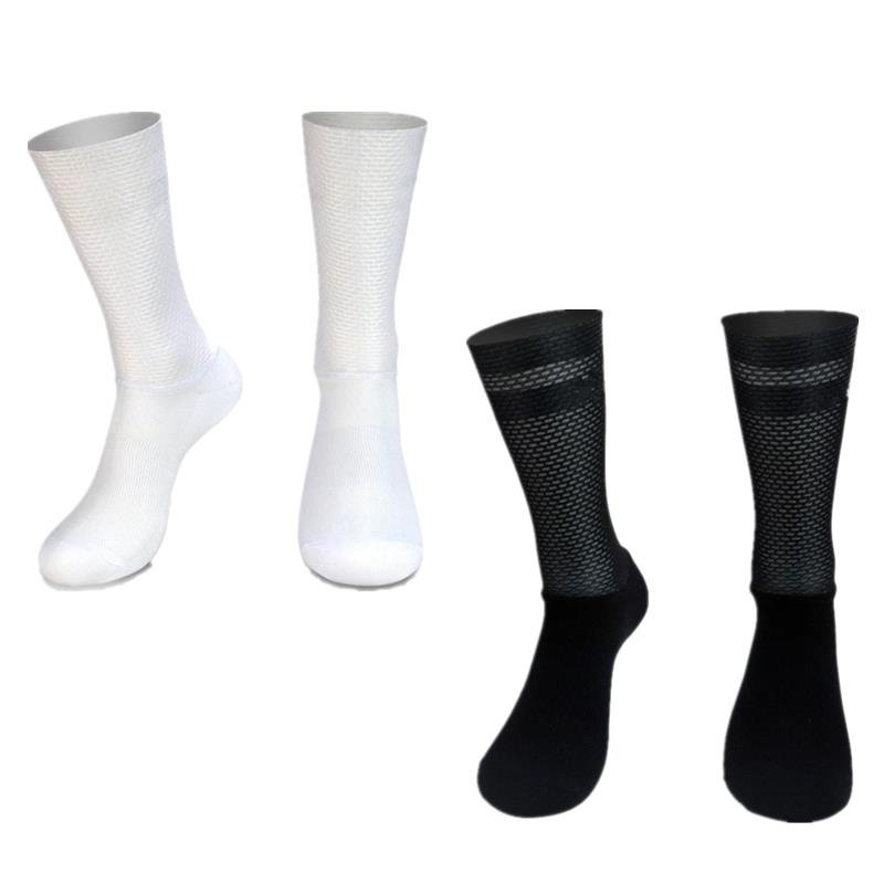 New Pro Team Aero Socks Anti Slip Silicone Cycling Socks Men