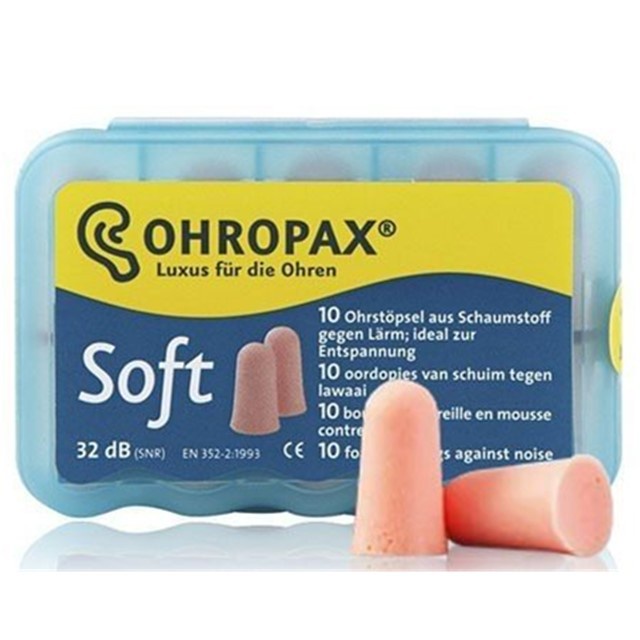 【熱銷】 德國原裝進口 Ohropax Soft 隔音消音抗噪舒適耳塞 CE歐盟認證 Zz