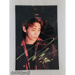 『保真』SHINEE 金鐘鉉Jong Hyun 親筆簽名照片六寸宣傳定妝照 親簽