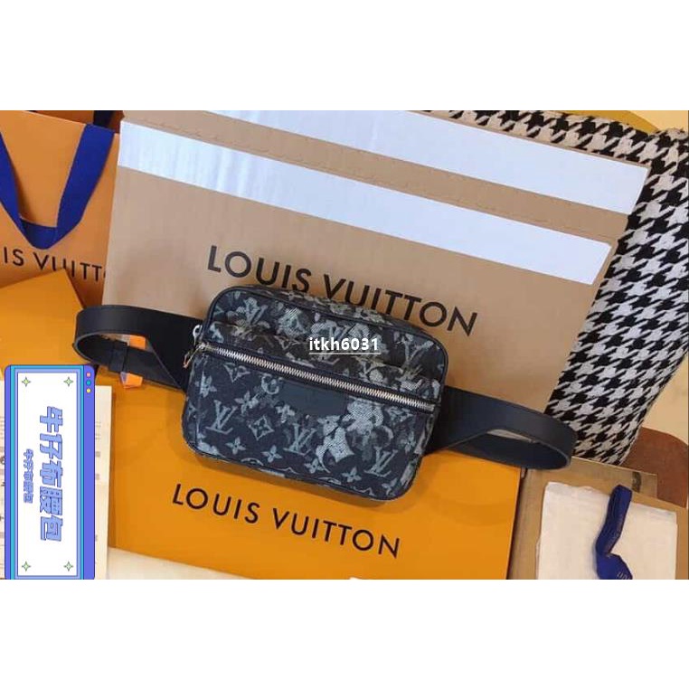 二手Louis Vuitton LV Outdoor Bumbag 牛仔布腰包 M57281