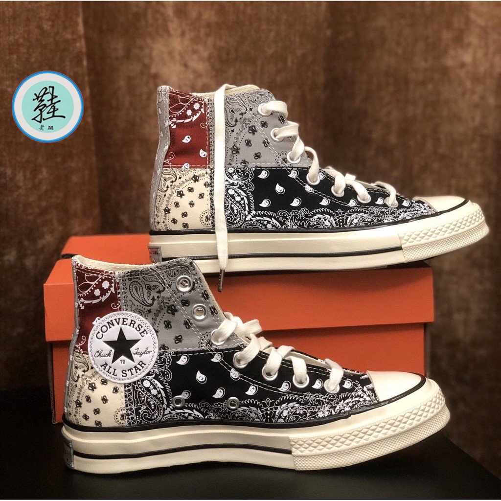 converse paisley pathwork chuck 1970s 169880c 拼接 腰果花