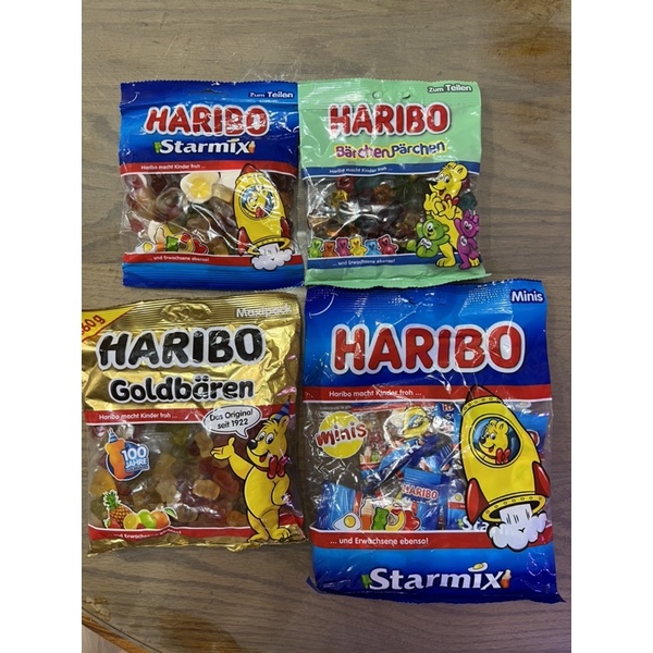 德國小熊軟糖HARIBO多種口味現貨聖誕交換禮物：starmix&amp;金熊水果&amp;牽手小熊