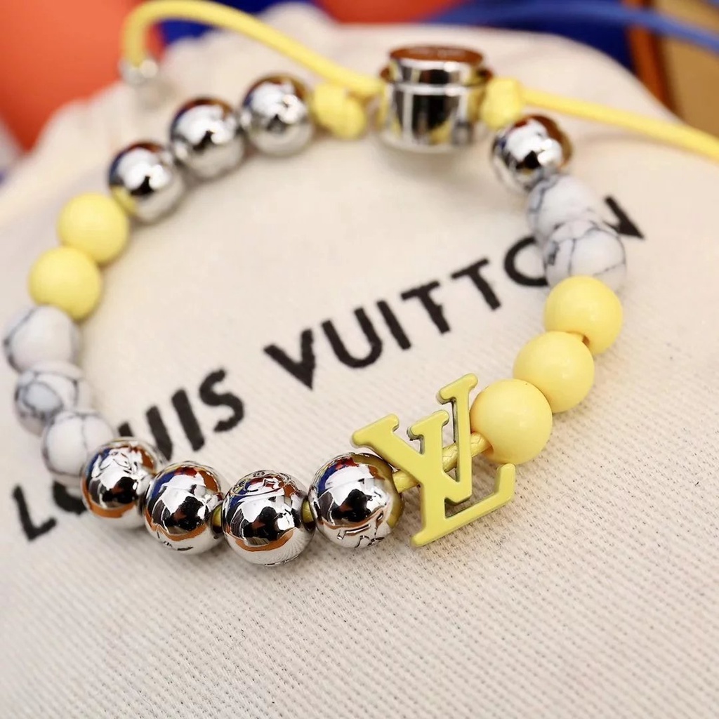 Louis Vuitton Monogram Beads Bracelet (MONOGRAM BEADS BRACELET, M00512)