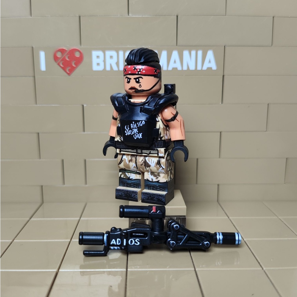 人仔配件 Brickmania第三方軍事積木玩具異形女戰士全新現貨一個