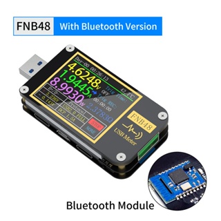 【嘉良優品】FNIRSI FNB48 PD觸發USB測試儀 電壓表電流表 QC4 PD3.0 2.0快充電高清顯示