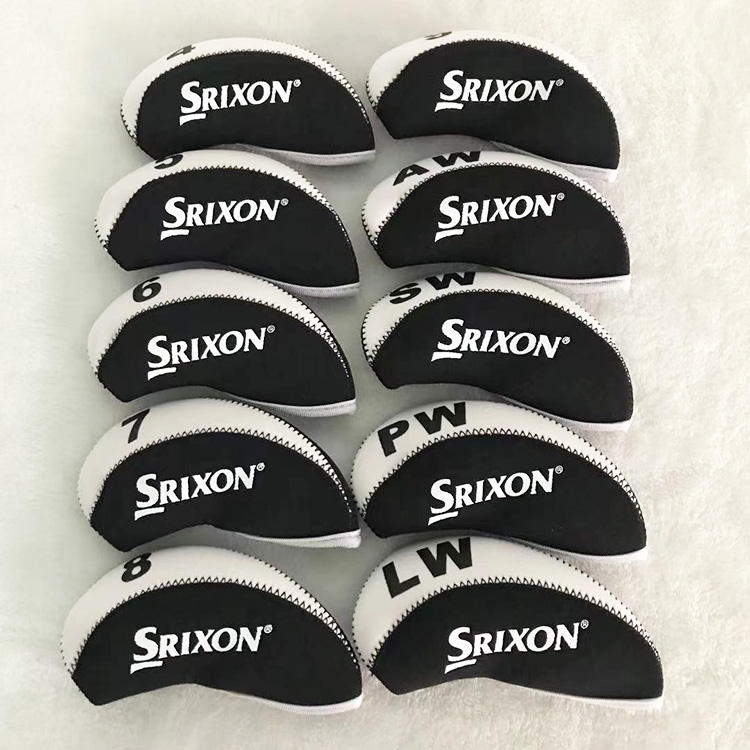 【現貨】 高爾夫球杆帽 杆頭套 SRIXON高爾夫鐵桿套GOLF球頭套杆頭套通用男女款保護套帽套10支裝