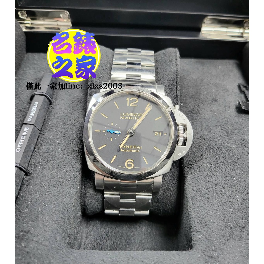 Panerai 沛那海 Luminor 3日鍊 PAM722 42MM 鍊帶 20年 三明治 pam1314