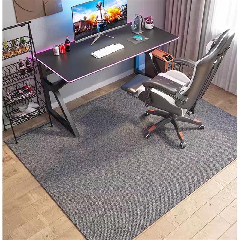清倉熱賣🔥可訂製電腦椅地墊 地板防滑墊 電競椅轉椅墊子長方形地毯書房電腦桌