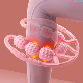 環形夾腿按摩器快速瘦小腿瘦大腿滾輪按摩肌肉放松大腿神器瘦腿