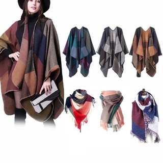 59" Winter Oversized Blanket Scarf Shawls for Women Wool Wra