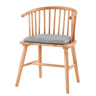 公主椅 北歐實木餐廳原木色 原木美式餐椅靠背椅 餐桌椅 麻將椅 椅凳 梳妝椅 化妝椅