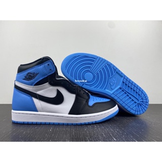 Air Jordan 1 High 北卡藍 黑藍 腳趾 減震 籃球鞋 DZ5485-400