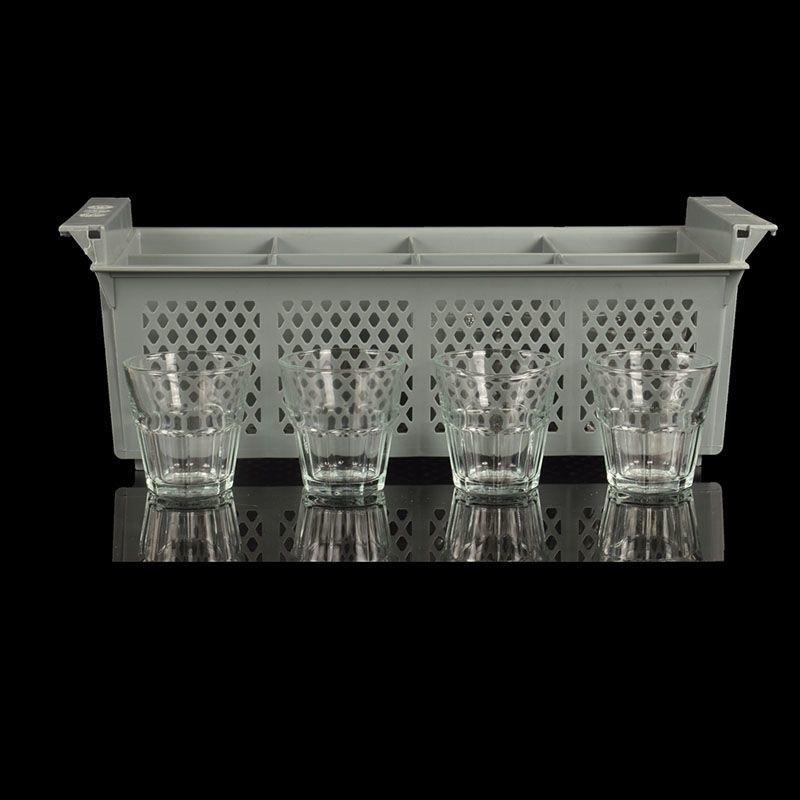 杯子收納置物架紅酒杯儲存框收納盒手提框廚房杯框創意高角杯架