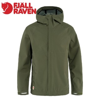 【Fjallraven 小狐狸 男 HC Hydratic Trail防水夾克《月桂綠》】F86984/防水防風/衝鋒衣