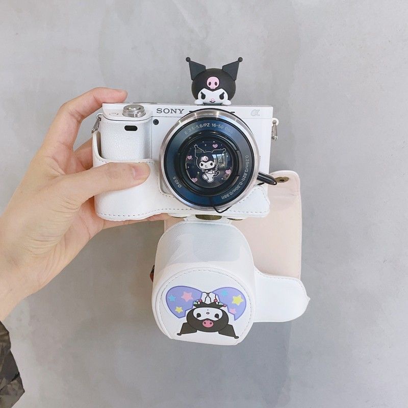 [下殺價]可愛相機包適合佳能M100M200M50相機套索尼A6400ZVE10保護套