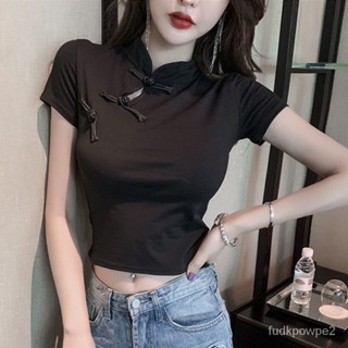 臺灣出貨 改良式旗袍上衣 POLO領 新中式上衣 中國服上衣 中式上衣 中國風盤扣 旗袍上衣 旗袍洋裝 改良式旗袍