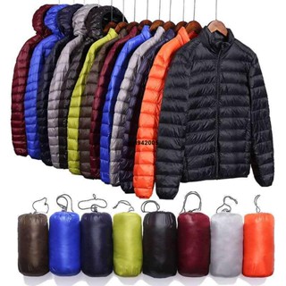 免運 【大尺碼白鴨絨】5XL 115公斤可選 輕薄羽絨服男 保暖羽絨服 輕羽絨 連帽外套 防寒外套 極輕機能羽絨 羽絨