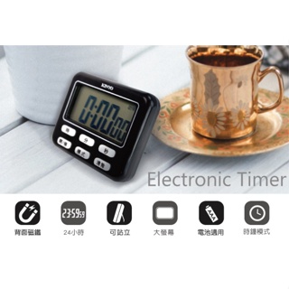 [百威電子] 正倒數計時器 KINYO TC-10 適合直播倒數 烹飪烘焙 大螢幕電子式計時器數字鐘 耐嘉 時鐘 計數器