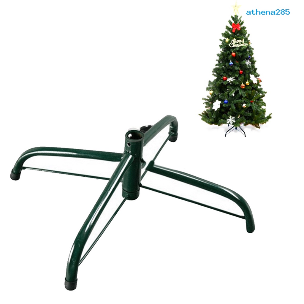 🎅聖誕用品🎄加急30cm35cm40cm45cm50cm綠色聖誕樹鐵腳架折疊支架鐵配件