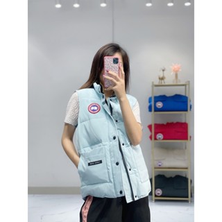 天青色🔥CANADA GOOSE 加拿大鵝 戶外運動羽絨馬甲外套 大鵝羽絨服 立領背心 冬季情侶背心坎肩工裝保暖背心外套