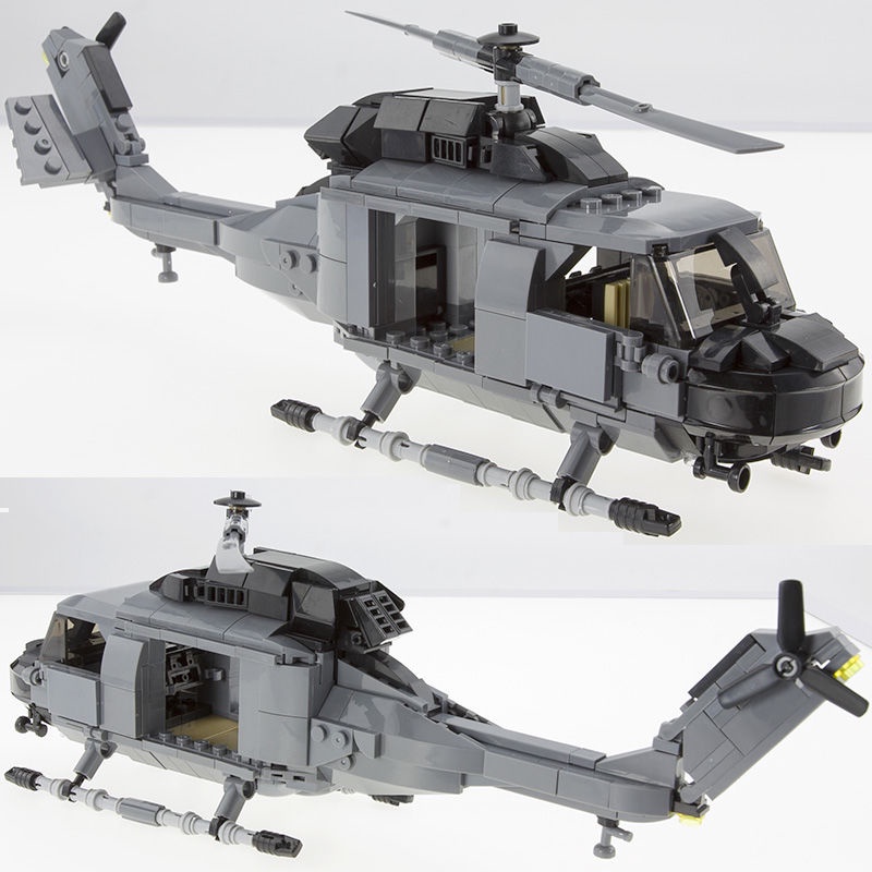 空軍 積木 玩具 積木航母艦載機兼容樂高黑鷹通用直升機武裝魚鷹飛機拼裝玩具