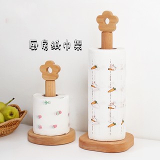 ✨臺灣熱賣✨廚房紙巾架 實木捲紙收納架 置物架 髮箍收納展示架 首飾頭飾收納架JT1211