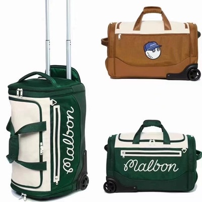 【MALBON】高爾夫衣物包24新款GOLF手提拉輪衣物包拉桿箱收納旅行包