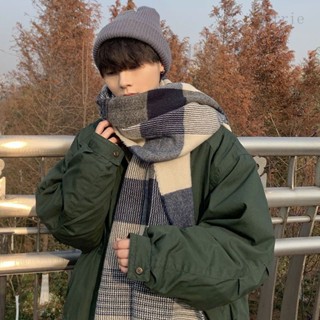 針織毛線圍脖 韓版百搭 加厚 保暖圍巾 披肩圍脖兩用秋冬搭配 圍巾男冬季情侶圍巾男士送男友禮物圍脖男生ins加厚保暖韓係