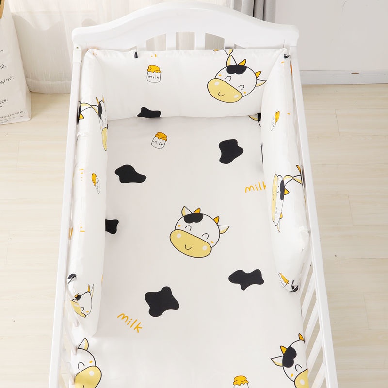 台出❤嬰幼童床單套裝 兒童床圍嬰兒床上用品一體式床圍可拆洗寶寶純棉防撞透氣床圍定做