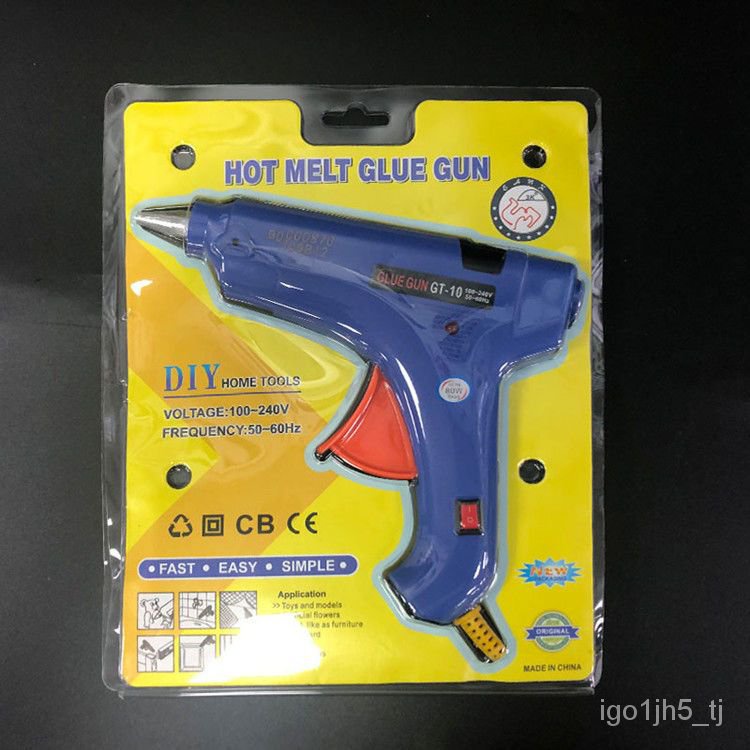 駱駝牌GT-10藍色60 80 100w帶開關指示燈膠槍11mm熱熔膠槍 KP8G
