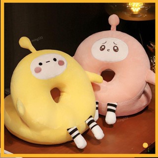 🍥免運🍥雙面辦公室桌上午睡枕午休神器學生兒童女生趴睡覺暖手捂趴趴抱枕 蛋仔派對枕頭 兒童枕頭套 可愛枕頭