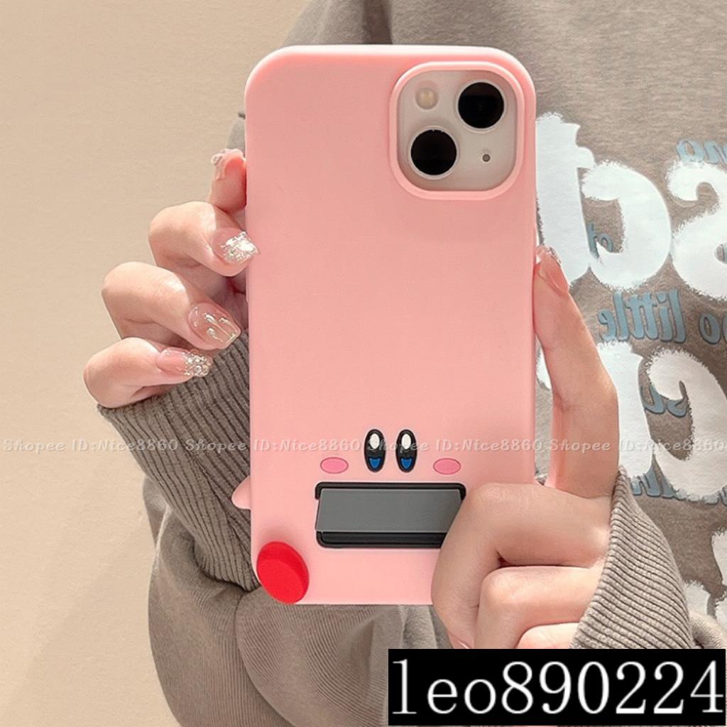 星之卡比 腮紅卡比 適用於iPhone14 13 12 11 Pro Max 全包防摔 硅膠軟殼 手機殼