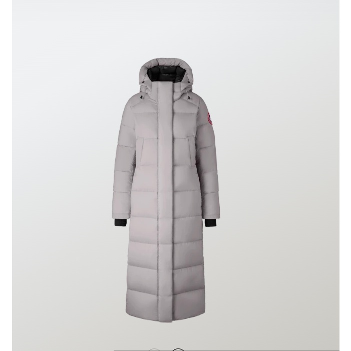 二手CANADA GOOSE 加拿大鵝 23新款 Alliston 派克大衣 長款 羽絨服 外套 女款