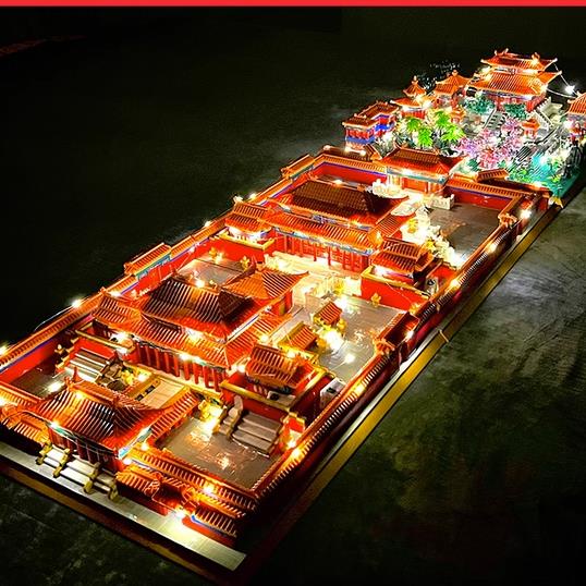 兼容樂高積木故宮紫禁城三合一古風建筑高難度巨大型益智拼裝玩具