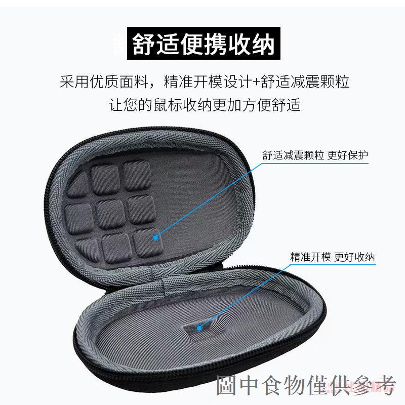 熱賣適用羅技M185 M186滑鼠硬殼保護套抗壓收納盒便攜收納包小滑鼠盒