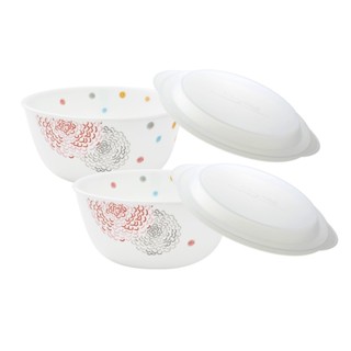 【美國康寧 CORELLE】繽紛美夢4件式麵碗組 (D03)