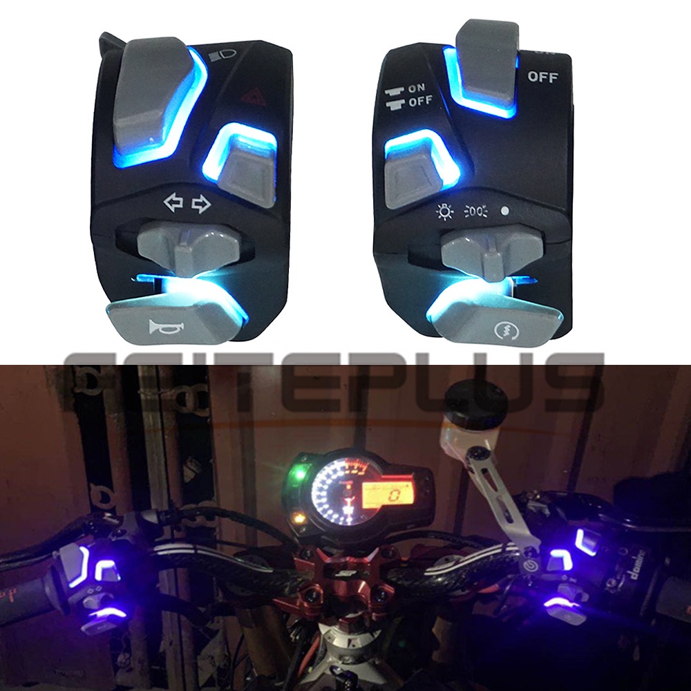 Smax Force 155 發光開關組 LED 六合一 六期 五期 超車燈 警示燈 本田 Yamaha 發光 開關芯印