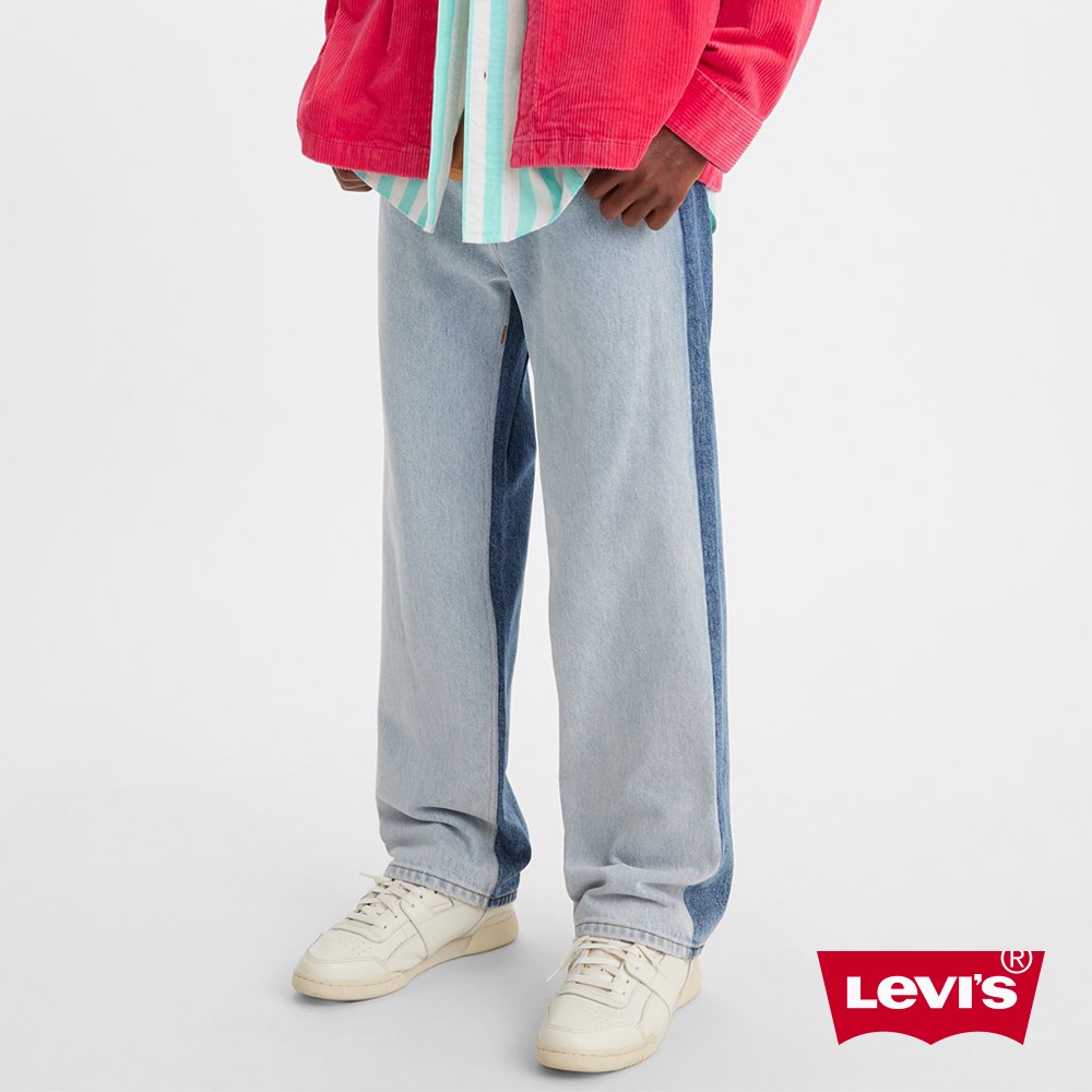 Levis 滑板系列 街頭混合拼接牛仔寬褲 / 翻玩511皮牌 男 A2316-0003 熱賣單品