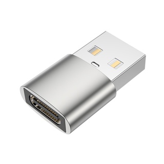 [現貨] type-c轉usb 轉接頭 Type-C 母轉 USB 公頭 黑色 銀色