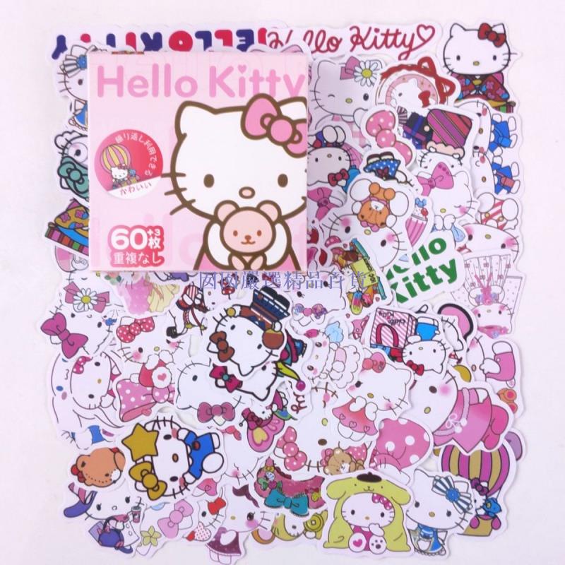 -日本大丸百貨正版三麗鷗手賬本貼紙可愛Hello Kitty貼紙貼畫禮物 禮盒包裝