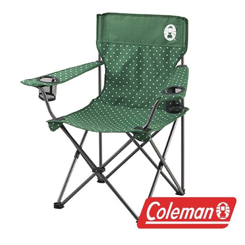 Coleman 圓點度假休閒椅 綠