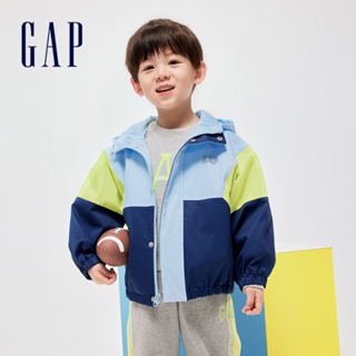 Gap 幼童裝 Logo連帽外套-淺藍色(890295)